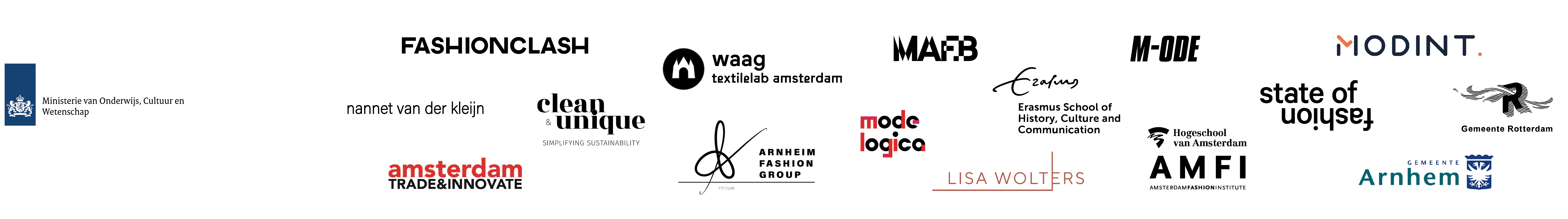 Organisation logos that started this project